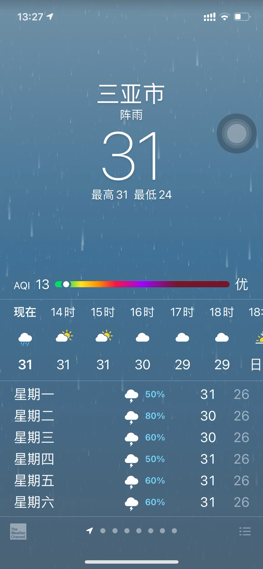 三亚最新天气预报概览