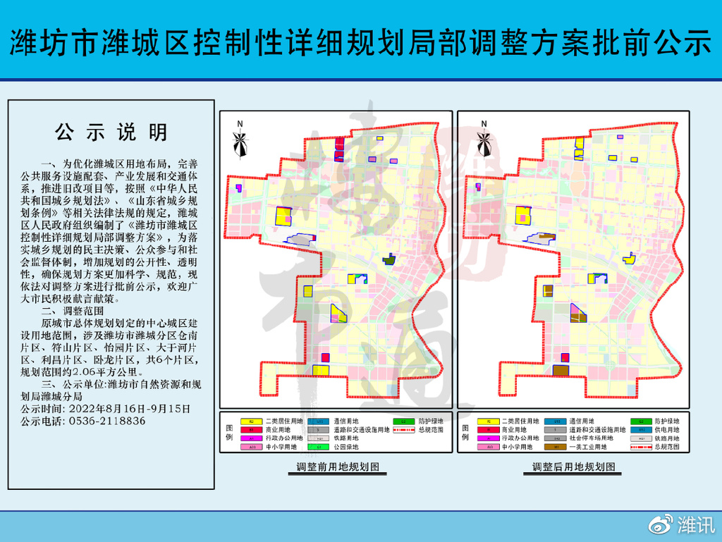 潍坊潍城区未来城市蓝图规划揭晓