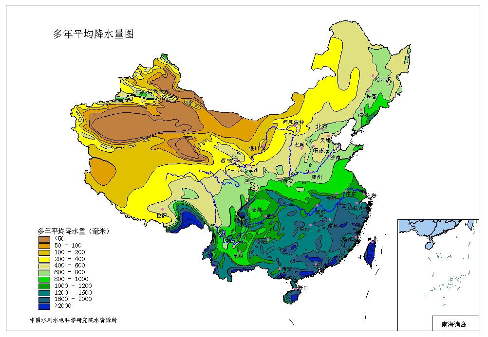 气候变化揭示，最新降水量分布图揭示的影响与趋势