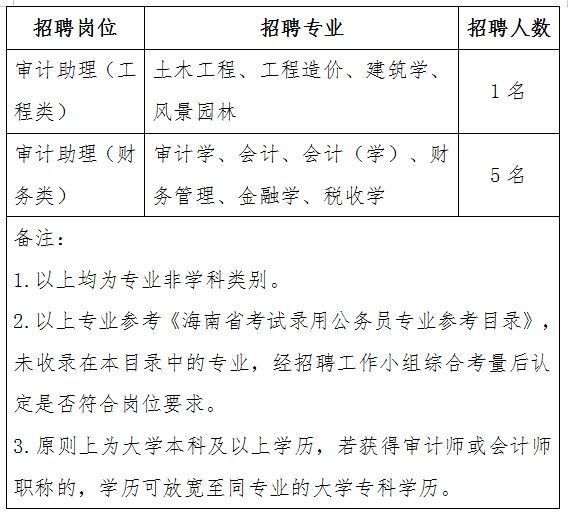 南海区审计局最新招聘启事及职位概览